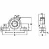 Ami Bearings SINGLE ROW BALL BEARING - 1-15/16 IN. HEAVY SET SCREW PILLOW BLOCK UCAO310-31